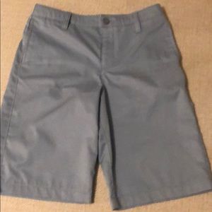 Boys gray golf shorts